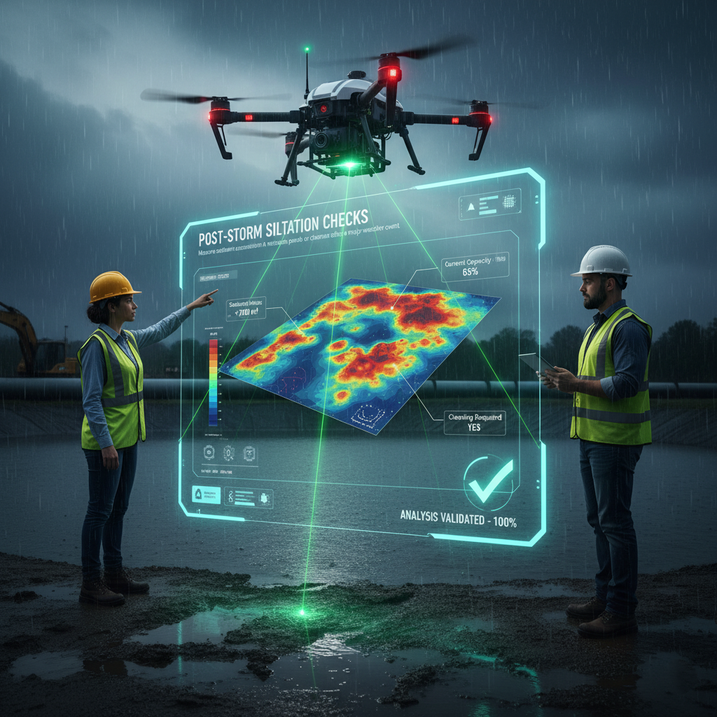 Post-Storm Siltation Checks